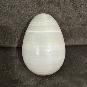 Elegant Cream Ornamental Egg